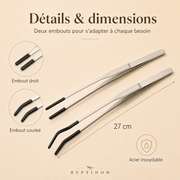 Pince d’Alimentation Inox 27 cm