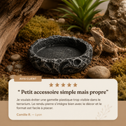 Gamelle Reptile Effet Pierre