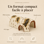 Cachette Reptile Effet Bouleau