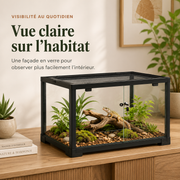 Terrarium Verre 60 cm