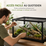 Terrarium Verre 60 cm
