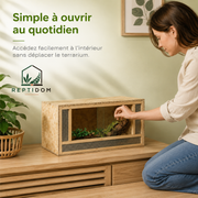 Terrarium Bois OSB 80 cm