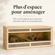 Terrarium Bois OSB 100 cm